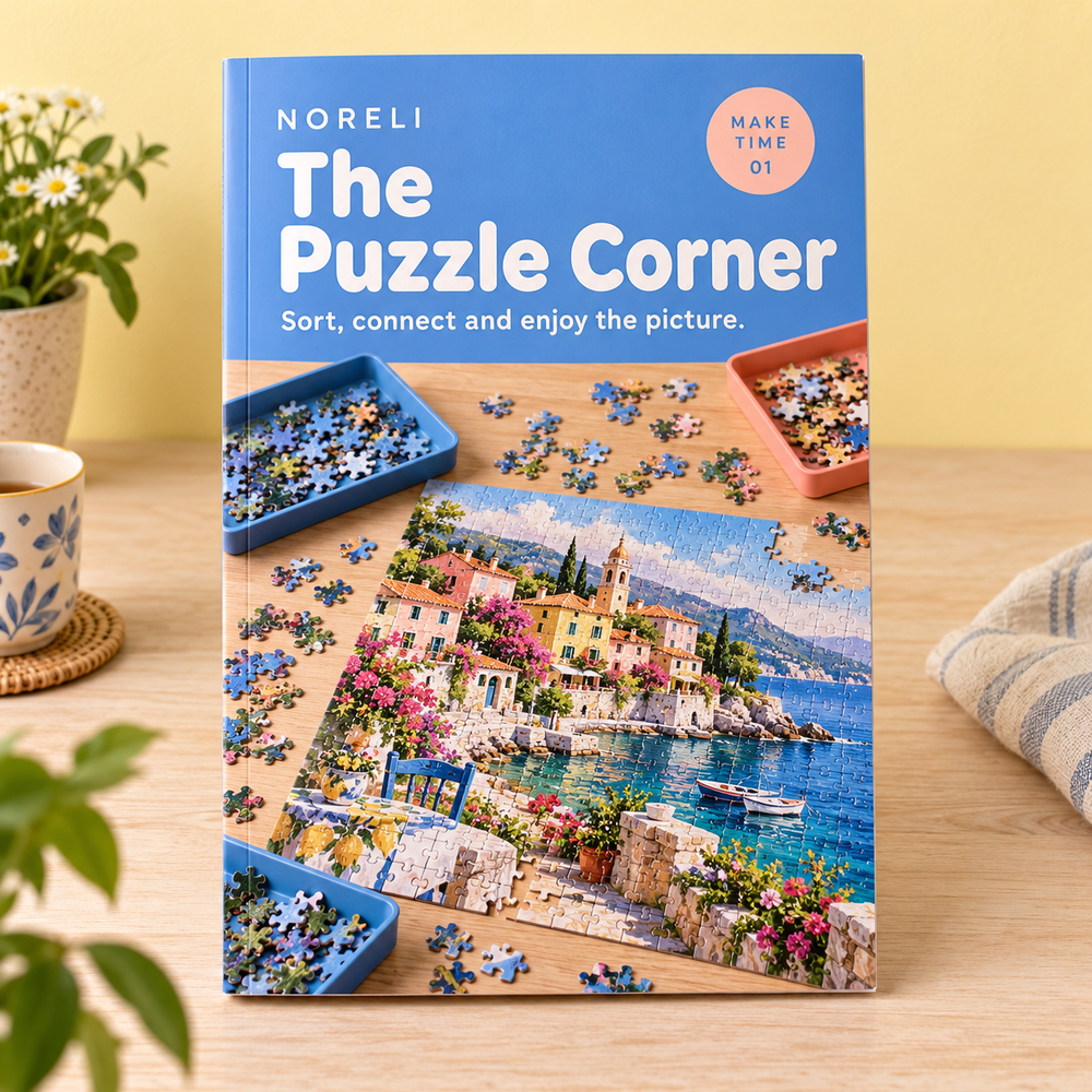 Cover of The Puzzle Corner, a digital PDF guide.