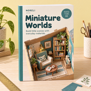 Show the cover of Miniature Worlds.
